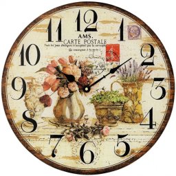 Ceas de perete din sticla AMS 9466