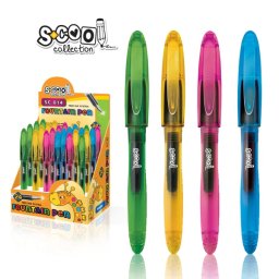Stilou din plastic, penita inox