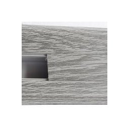PBC605.172 - Plinta Lineco din PVC culoare stejar cenusa pentru parchet - 60 mm