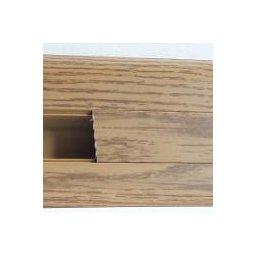 PBC605.407 - Plinta Lineco din PVC culoare stejar miere pentru parchet - 60 mm