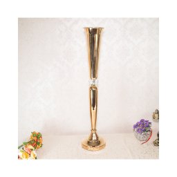 Sfesnic Decorativ, Auriu, Cu Bila De Cristal Pe Mijloc