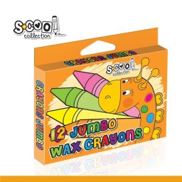 Creioane cerate JUMBO 12 culori