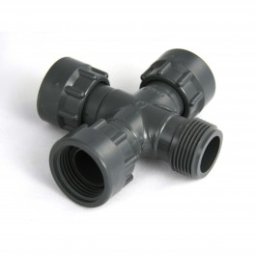 Cruce plastic FI/FI/FI/FE 1'' cu olandez