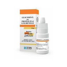 Glicerina cu propolis si galbenele 25ml TIS
