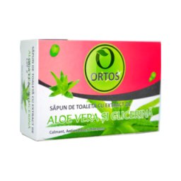 Sapun de toaleta cu extract de aloe vera si glicerina 100gr ORTOS