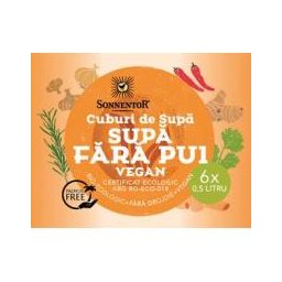 Cuburi de supa fara pui vegan 60gr SONNENTOR