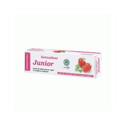 Pasta de dinti gennadent junior, cu argila si capsuni 50ml VIVA NATURA