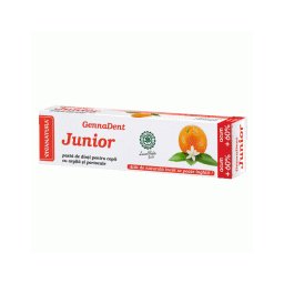 Pasta de dinti gennadent junior, cu argila si portocale 80ml VIVA NATURA