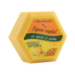 Sapun vegetal cu miere si polen 100gr ALBINA CARPATINA