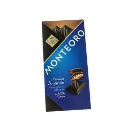 Ciocolata amaruie fara zahar monteoro 90gr SLY NUTRITIA