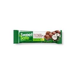 Ciocolata lapte cocos&quinoa indulcitor stevie 25gr sweet&safe 25gr SLY NUTRITIA