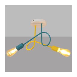 Lustră aplicată pentru copii OXFORD 2xE27/15W/230V
