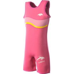 Costum inot copii din neopren Warma Wetsuit Pink