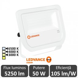 Osram Ledvance - Proiector LED de Exterior 50W IP65 3000/4000/6500K WT