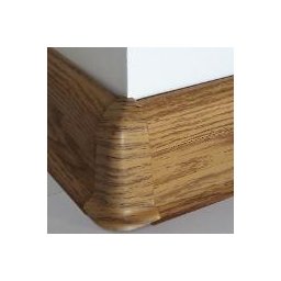 PBE605.407-S4 - Set 4 bucati piese colt exterior culoare stejar miere pentru plinta PBC605