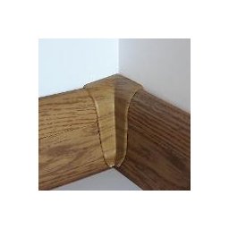 PBY605.407-S4 - Set 4 bucati piese colt interior culoare stejar miere pentru plinta PBC605