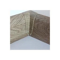PBY605.154-S4 - Set 4 bucati piese colt interior culoare stejar Mocha pentru plinta PBC605