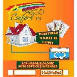 Bioactivator intretinere fosa 6 luni, 27 doze (750 gr) ECO CONFORT