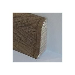 PBDS605.154 - Set 4 bucati piese inchidere plinta (2 buc. dreapta + 2 buc. stanga) culoare stejar Mocha pentru plinta PBC605