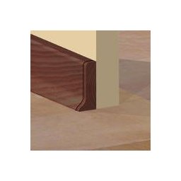 PBDS505.41 - Set 4 bucati piese inchidere plinta (2 buc. dreapta + 2 buc. stanga) culoare mahon pentru plinta PBC505