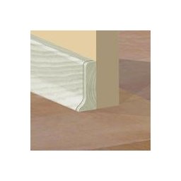 PBDS505.153 - Set 4 bucati piese inchidere plinta (2 buc. dreapta + 2 buc. stanga) culoare artar alb pentru plinta PBC505
