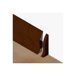 PBDS605.267 - Set 4 bucati piese inchidere plinta (2 buc. dreapta + 2 buc. stanga) culoare cires maroniu pentru plinta PBC605
