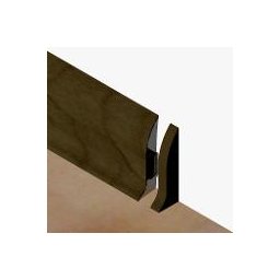 PBDS605.162 - Set 4 bucati piese inchidere plinta (2 buc. dreapta + 2 buc. stanga) culoare wenge pentru plinta PBC605
