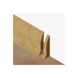 PBDS605.66 - Set 4 bucati piese inchidere plinta (2 buc. dreapta + 2 buc. stanga) culoare stejar deschis pentru plinta PBC605