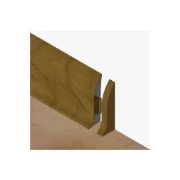 PBDS605.167 - Set 4 bucati piese inchidere plinta (2 buc. dreapta + 2 buc. stanga) culoare nuc inchis pentru plinta PBC605