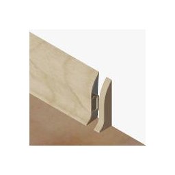 PBDS605.153 - Set 4 bucati piese inchidere plinta (2 buc. dreapta + 2 buc. stanga) culoare artar alb pentru plinta PBC605