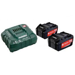 Set acumulatori + incarcator Metabo , 2 acumulatori 5.2 Ah Li Ion