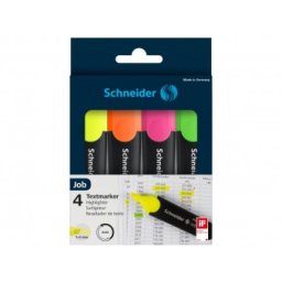 Set text marker Schneider Job 4cul./set