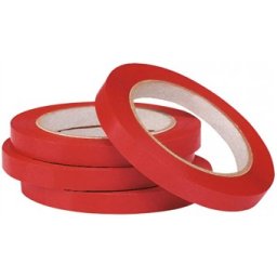 Banda adeziva rosie pentru sigilat pungi 9mm x 66m