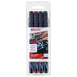 Marker permanent pentru cabluri 4/set, Edding 8407
