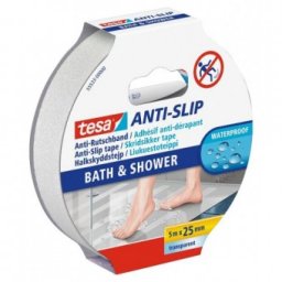 Banda antiderapanta pentru cada, dus, 25mm x 5m, Tesa 55533