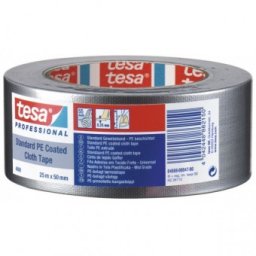 Banda adeziva textila Tesa 4688, 50mm x 25m gri