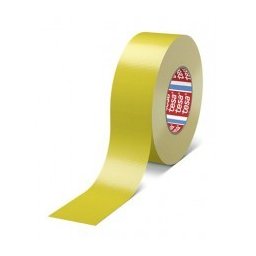 Banda adeziva textila Tesa 4688, 50mm x 25m galbena