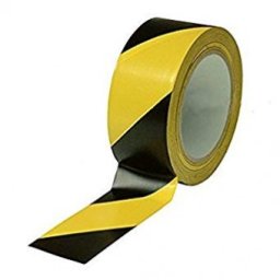 Banda adeziva de marcare galben/negru 50mm x 33m, OPG