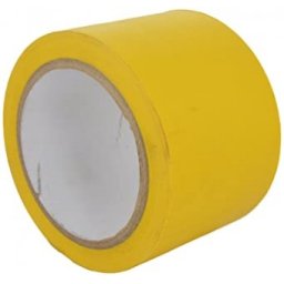 Banda adeziva de marcare galbena 100mm x 33m OPG
