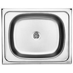 TWIST SATIN SINK ONE BOWL WITH FITTING ZEU_010A