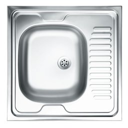 TANGO SATIN SINK 1-BOWL WITH DRAINER ZE6_0140