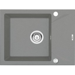 EVORA Chiuveta Granit GRANITE SINK GREY METALIC 590X440x180, 3,5" ZQJ_S11A