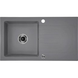 Chiuveta Granit ZORBA METALIC GRANITE SINK 1 BOWL WITH DRAINER WITH FITTING ZQZ_S113