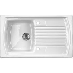 LUSITANO chiuveta ceramica cu picurator si o cuva ZCL_611N