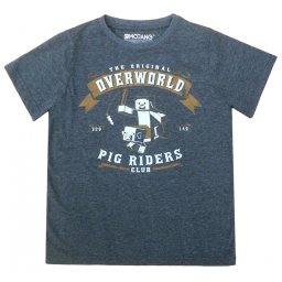 Tricou Minecraft ORIGINAL licenta Mojang Grey