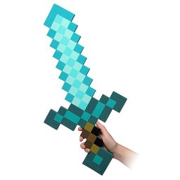 Sabie Spuma EVA licenta Minecraft 65cm