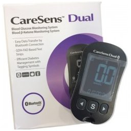 CareSens Dual glucometru - glucoza si β-cetone + 10 ace