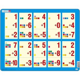 Puzzle Adunarea 1 - 10A, 10 Piese Larsen LRAR11