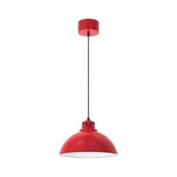 Lustră pe cablu SVEN 1xE27/15W/230V roșu