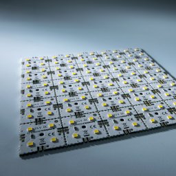 MatrixMini-25-4080 Modul LED Nichia (5x5) alb pur 4000K 1885lm 100 LED-uri 24V 12W 15x15cm (83000 lm/mp)